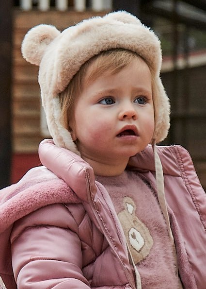 Mayoral | Fur Hat & Scarf Set - Little Bigheads