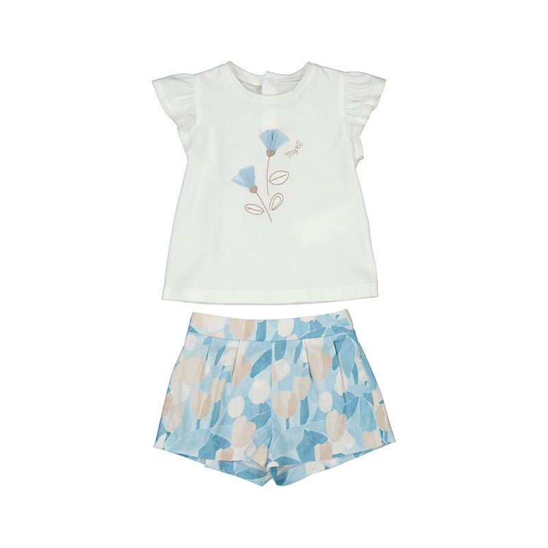 Mayoral | Girls Printed Short Set - Little Bigheads