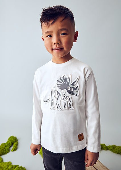 Mayoral | Long sleeve T-shirt - Triceratops - Little Bigheads