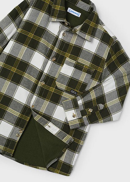 
                  
                    Mayoral - Moss Checked Overshirt - Little Bigheads
                  
                