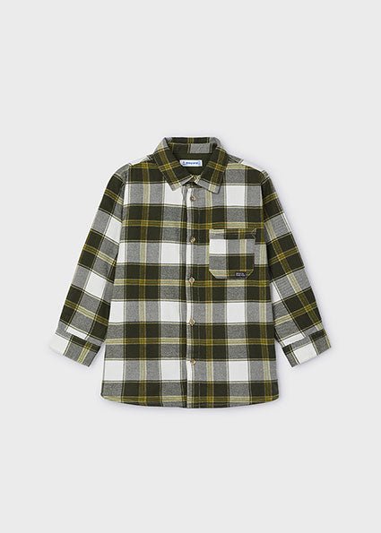 
                  
                    Mayoral - Moss Checked Overshirt - Little Bigheads
                  
                