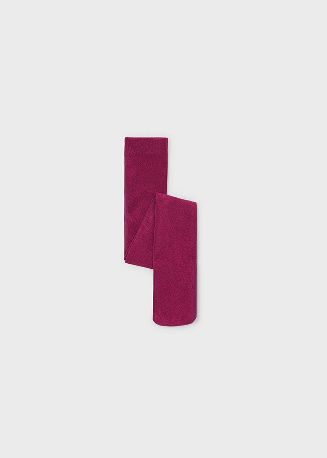 Raspberry cotton‑rich tights, two‑pack, Style 16‑10282‑047.