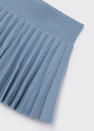 Mayoral - Sky blue knit pleated skirt - Little Bigheads