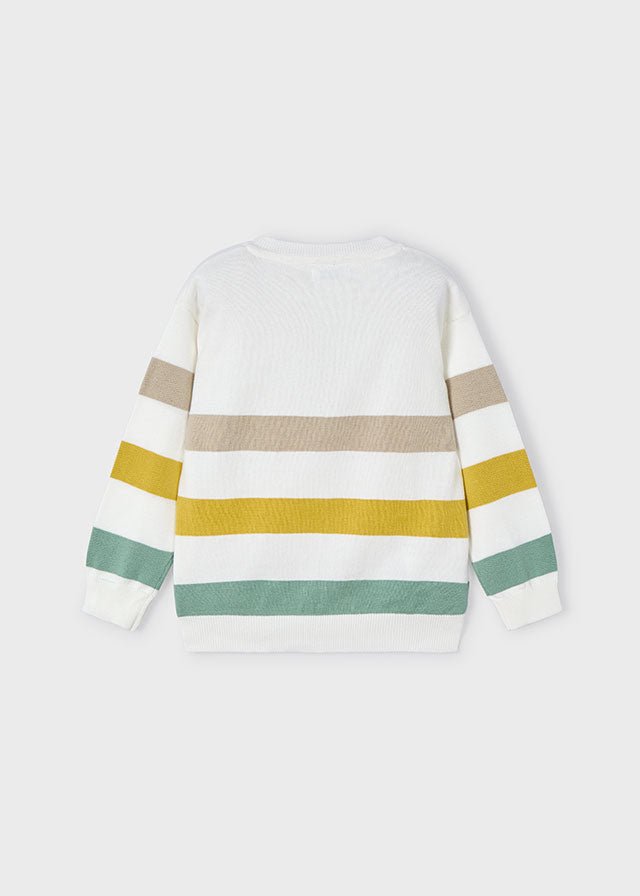 
                  
                    Mayoral | Stripes Jumper Laurel & Gold - Little Bigheads
                  
                