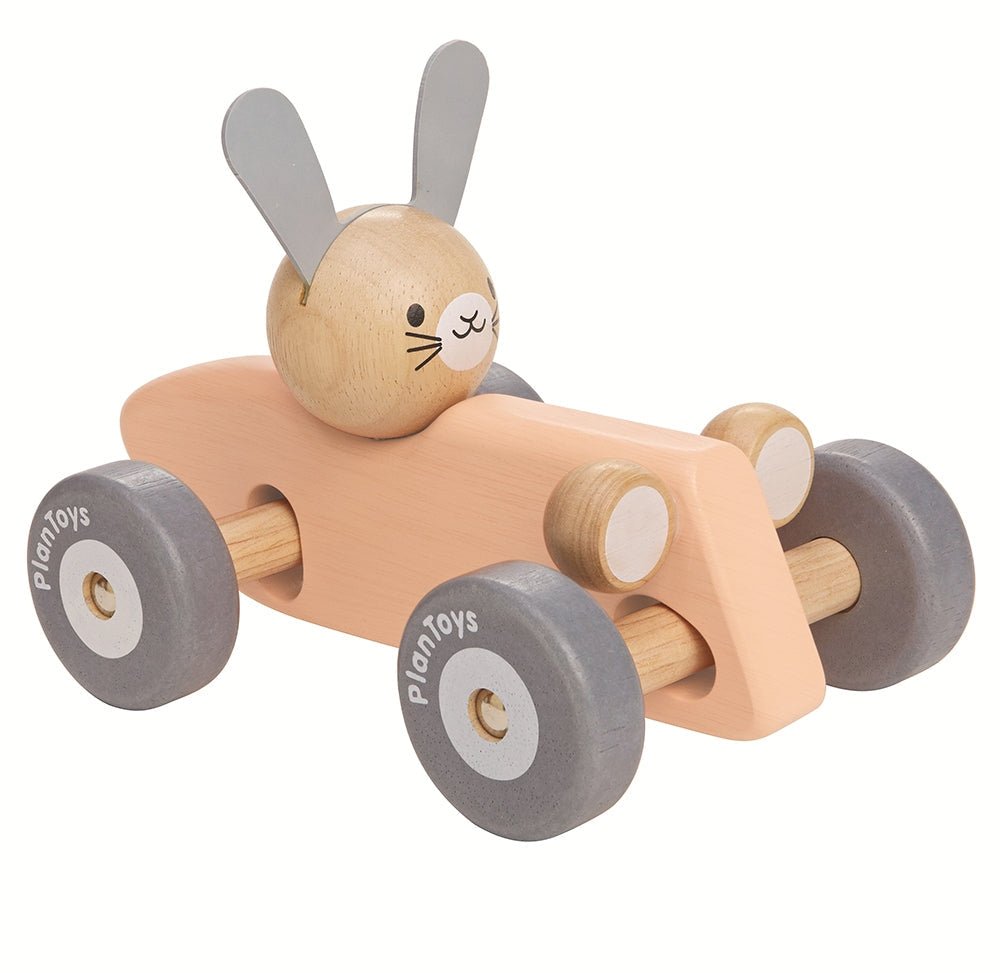 Plan Toys Bunny Racing Car - Little Bigheads