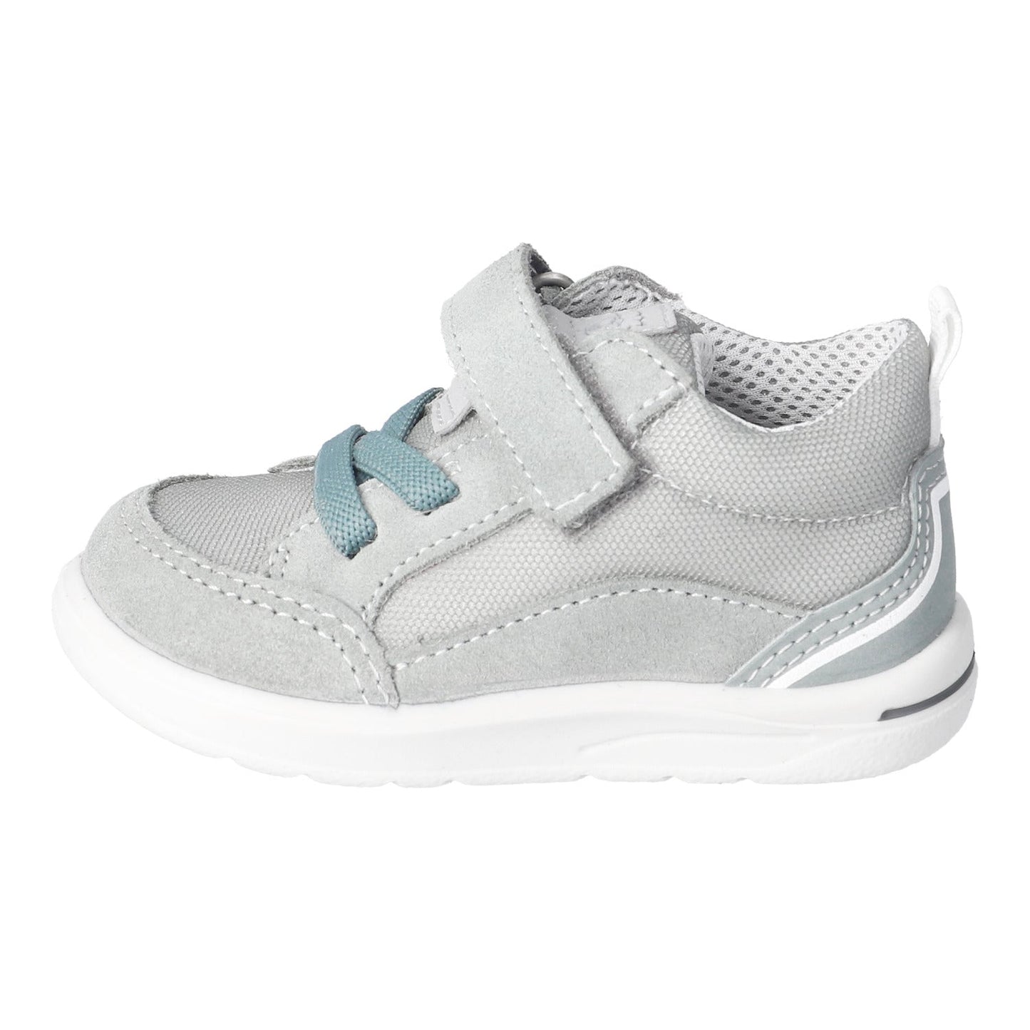 Ricosta Pepino EBBO River (light grey) – Boys’ Leather Spring Boot with 1 strap velcro fastening
