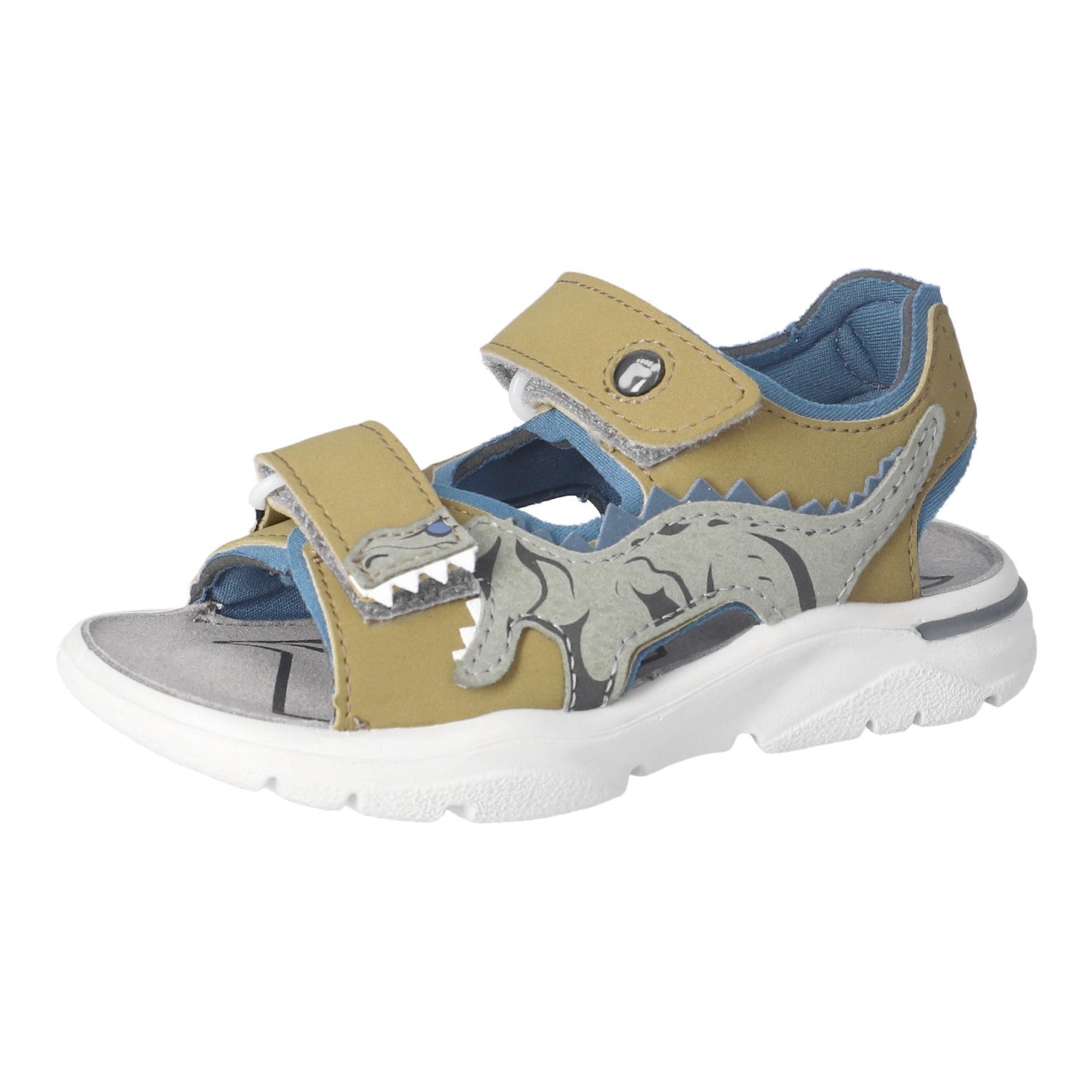 Ricosta Raptor boys’ sandal in Oil/Petrol with Velcro strap and PU sole, stocked at Little BigHeads