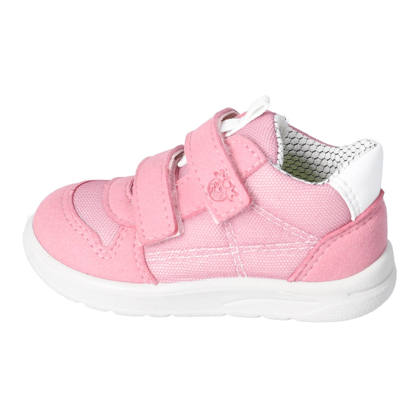 Ricosta Pepino Sam Rosato/Mallow washable sneaker with Velcro straps

