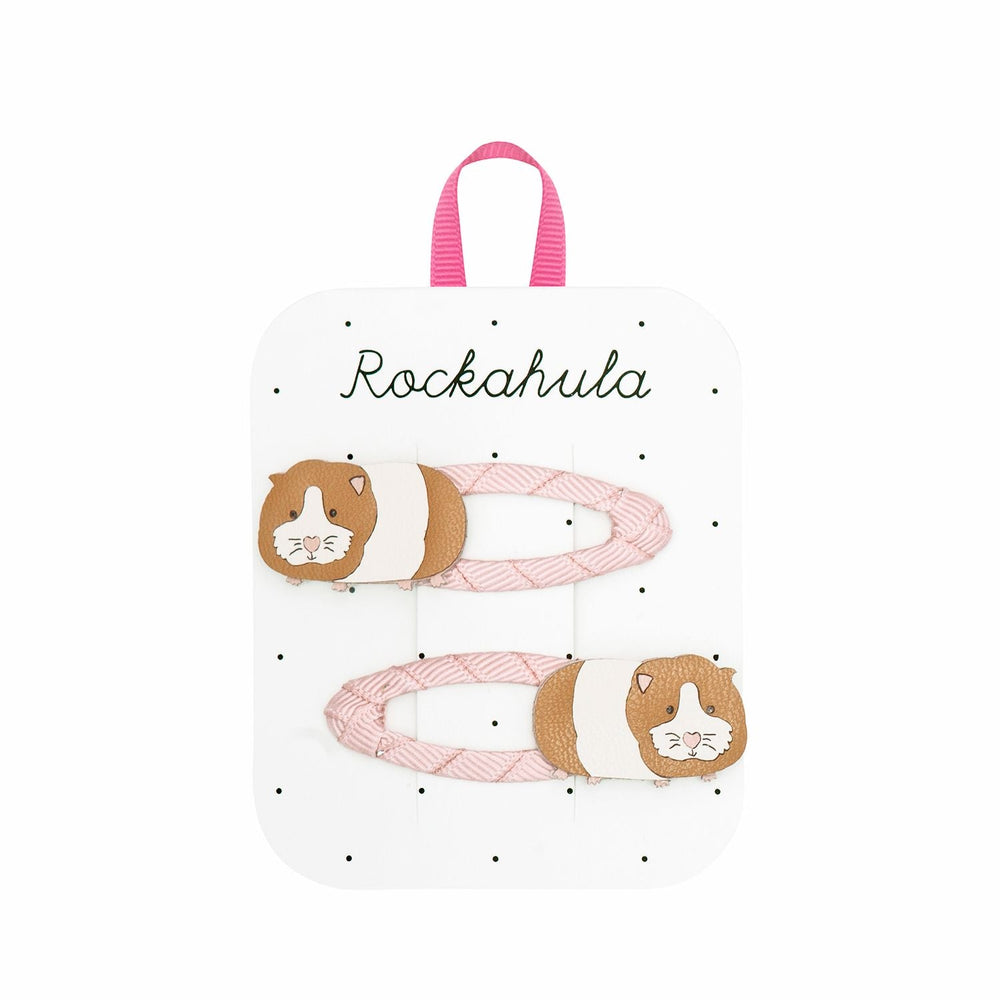 Rockahula hair clips - Glenda Guinea Pig - Little Bigheads