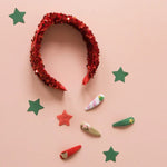 Rockahula - Jolly Christmas Embroidered Clip Set - Little Bigheads