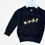 Rocket & Rose - Unicorn Sleigh Christmas Jumper - Little Bigheads