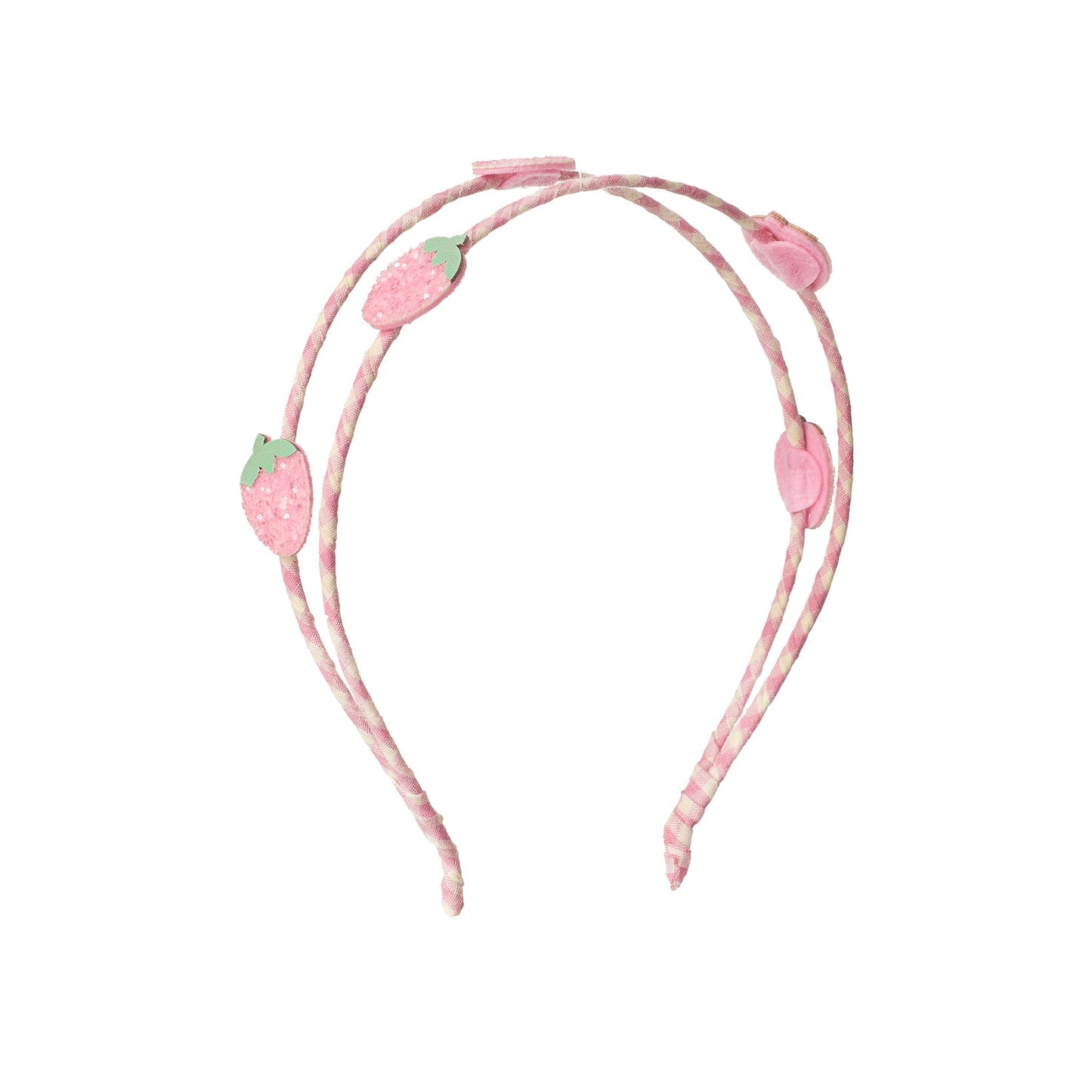 Strawberry Fields Double Headband - Children's Accessories - Rockahula - H2522P - Little Bigheads