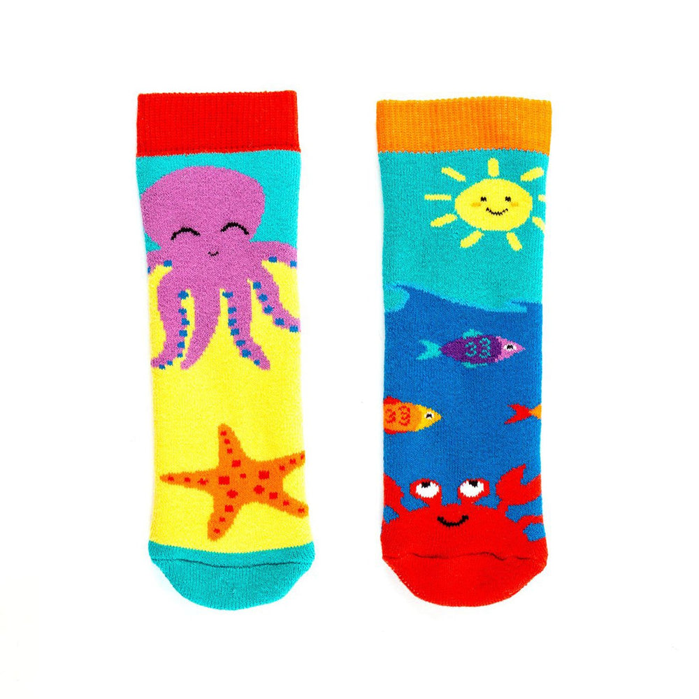 
                  
                    Squelch Socks - Under The Sea. One Size age 1 - 2 - Little Bigheads
                  
                