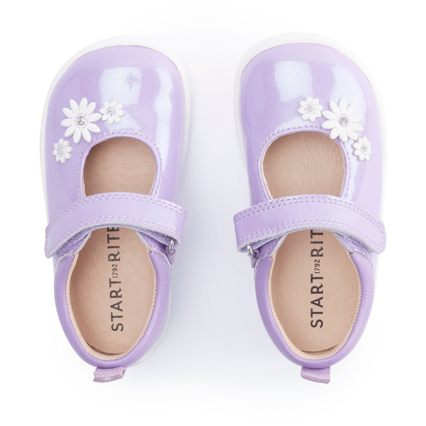 Start - Rite Fairytale Lavender glitter patent - Little Bigheads