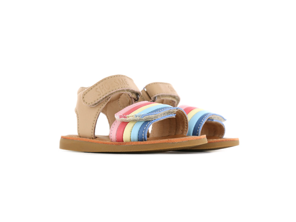 Shoesme Classic Sandal - Beige/Multicolour