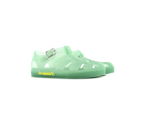 Go Bananas Jelly Sandals - Green FishBone