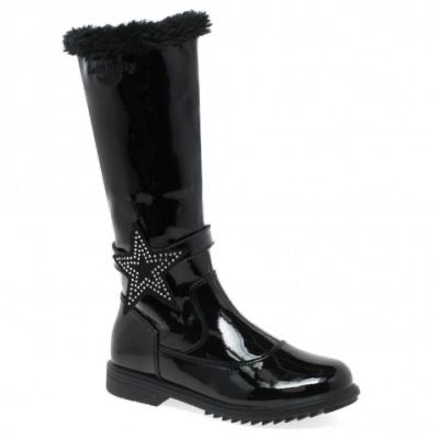 Lelli Kelly Marion Long Boot in Black Patent