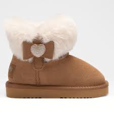 Lelli Kelly Olivia Faux Fur Ankle Boots Chestnut