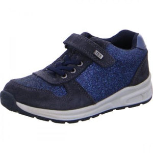 
            
                Load image into Gallery viewer, Lurchi Waterproof Trainers Navy Glitter
            
        
