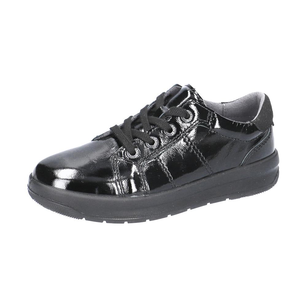 Ricosta Ray Black Patent School Shoe - Little Bigheads