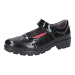 Ricosta stockist - Ricosta Belana black patent mary jane style school shoe - Little Bigheads
