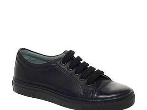 Petasil Peel Boys Leather School Shoe