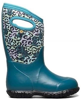 
            
                Load image into Gallery viewer, BOGS Kids Neo Leopard Teal
            
        