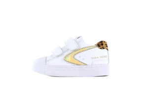 Shoesme Trainers White / Gold / Leopard