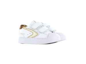 Shoesme Trainers White / Gold / Leopard
