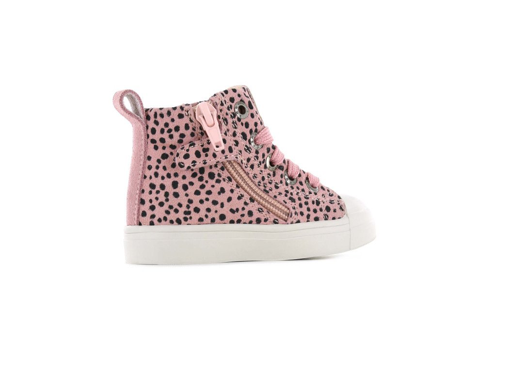 Shoesme - high pink sneaker with dots print SH22WO21 - A - Little Bigheads