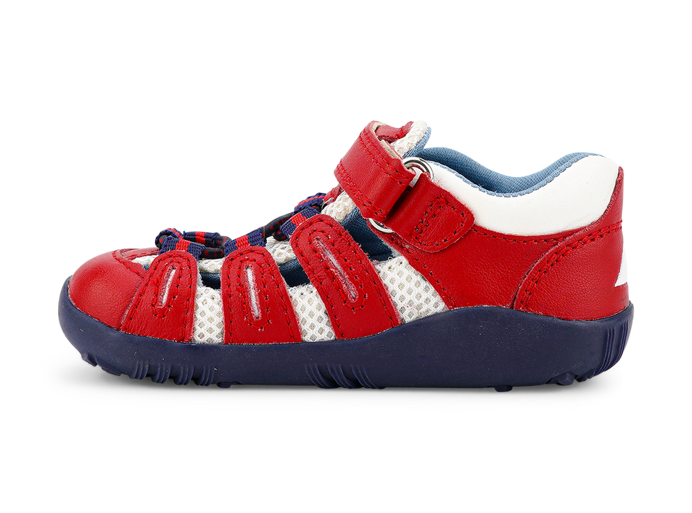 
            
                Load image into Gallery viewer, Bobux stockist - Bobux summit red and navy
            
        