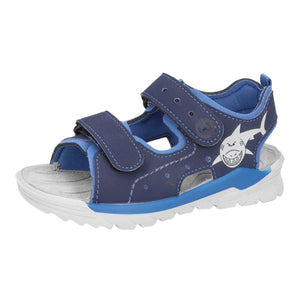 Ricosta stockist - Ricosta surf nautic/grau open sandals - Little Bigheads