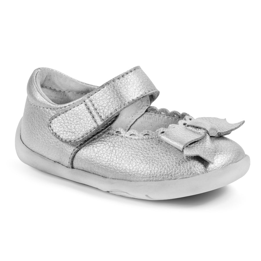 Pediped Betty Mary Jane Grip n Go Silver - Little Bigheads