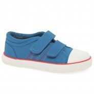 Start-rite stockist - Start-rite Sandcastle blue canvas shoes - Little Bigheads