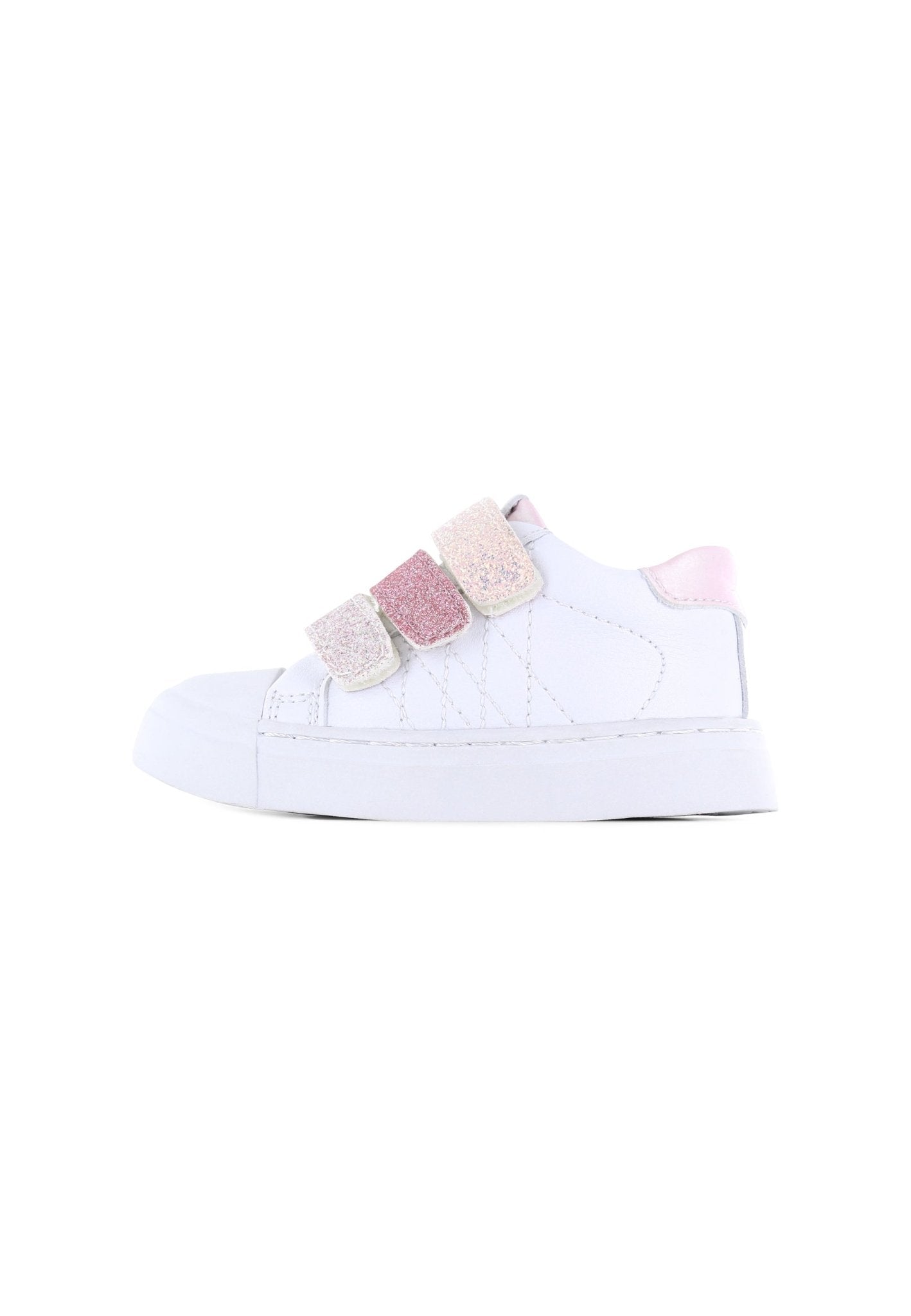 Shoesme Sneakers - White/Pink - Girls Shoes - Shoesme -  - Little Bigheads