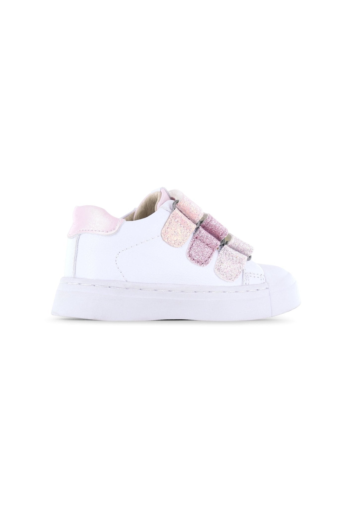 Shoesme Sneakers - White/Pink - Girls Shoes - Shoesme -  - Little Bigheads