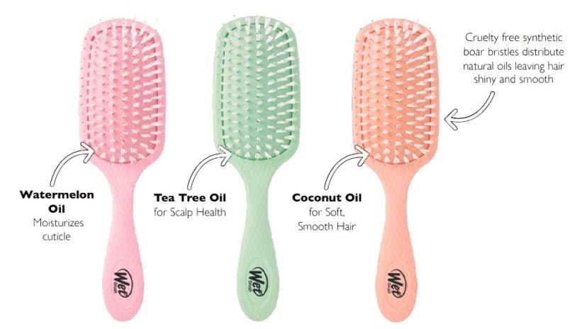 Wetbrush Go Green Shine brush with Infusions - Little Bigheads